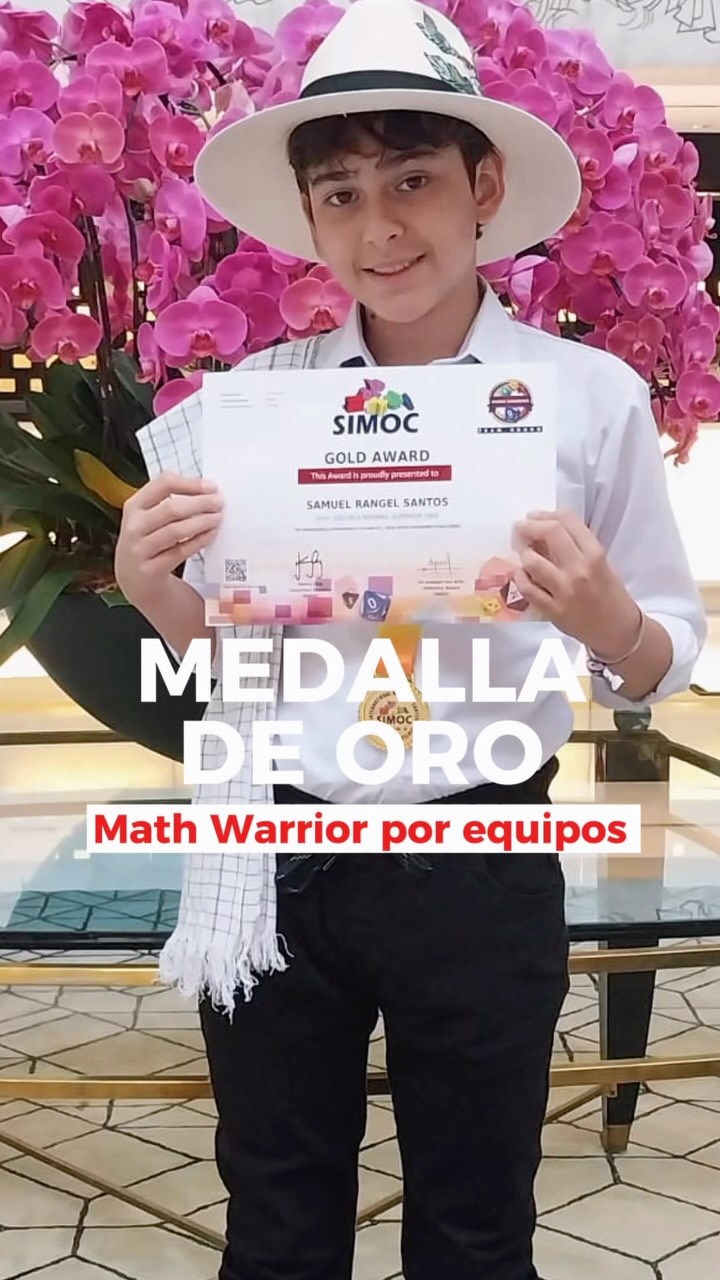 🇨🇴 Hoy celebramos a un verdadero orgullo de Santander y de Colombia.
Samuel demostró que el talento, la disciplina y la dedicación no conocen fronteras. En las Olimpiadas Internacionales de Matemáticas SIMOC 2026, realizadas en Singapur y con la participación de más de **4.500 estudiantes** de distintos países, alcanzó un resultado extraordinario:
🥉 Medalla de Bronce en la competencia individual.
🥇 Medalla de Oro en la modalidad **Math Warrior** por equipos.
Este logro nos recuerda que nuestros niños y jóvenes tienen el potencial para representar a Colombia con excelencia en cualquier escenario del mundo.
¡Felicitaciones, Samuel! Que este sea el primero de muchos éxitos. Todo Santander celebra contigo. 🇨🇴👏
#OrgulloSantandereano #OrgulloColombiano #SOYRAMON #Matemáticas #Santander