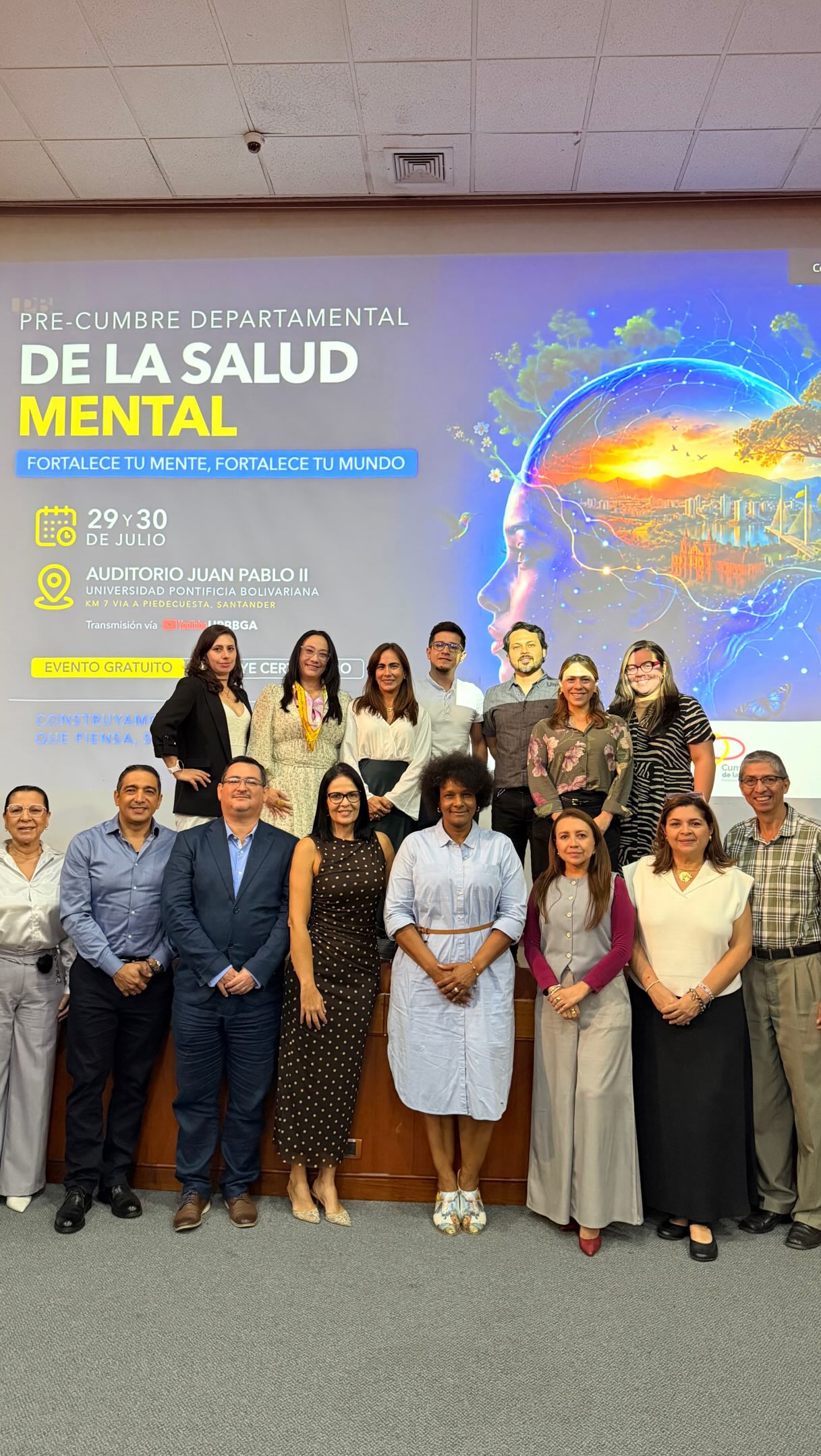 La salud mental es un compromiso de todos. 💚
Hoy participé en la Pre-Cumbre Departamental de la Salud Mental de Santander, un espacio para escuchar, aprender y sumar esfuerzos en torno a uno de los temas más importantes para el bienestar de nuestra sociedad.
“Fortalece tu mente, fortalece tu mundo” es una invitación a construir comunidades más saludables, empáticas y resilientes.
Sigamos trabajando juntos por un Santander que piensa, siente y cuida.
#SoyRamón #Santander #SaludMental #Bienestar #AsambleaDeSantander ConstruyendoSantander SantanderPiensaSienteYCuida