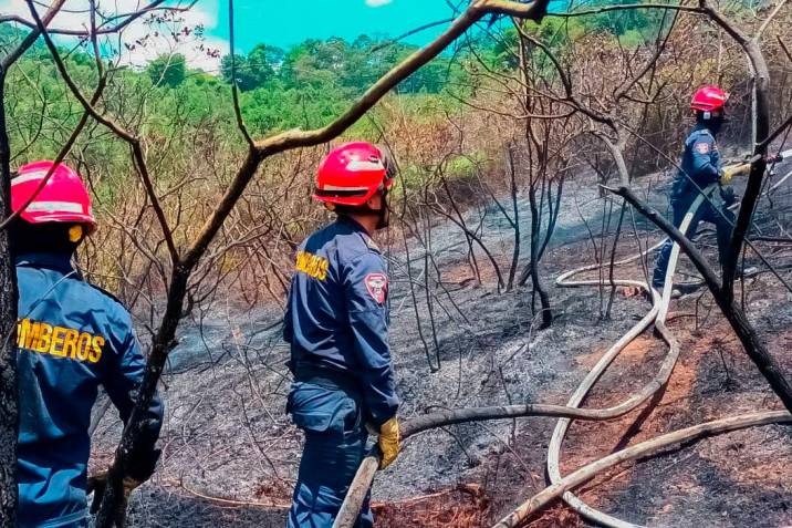 incendio forestal, bucaramanga santander